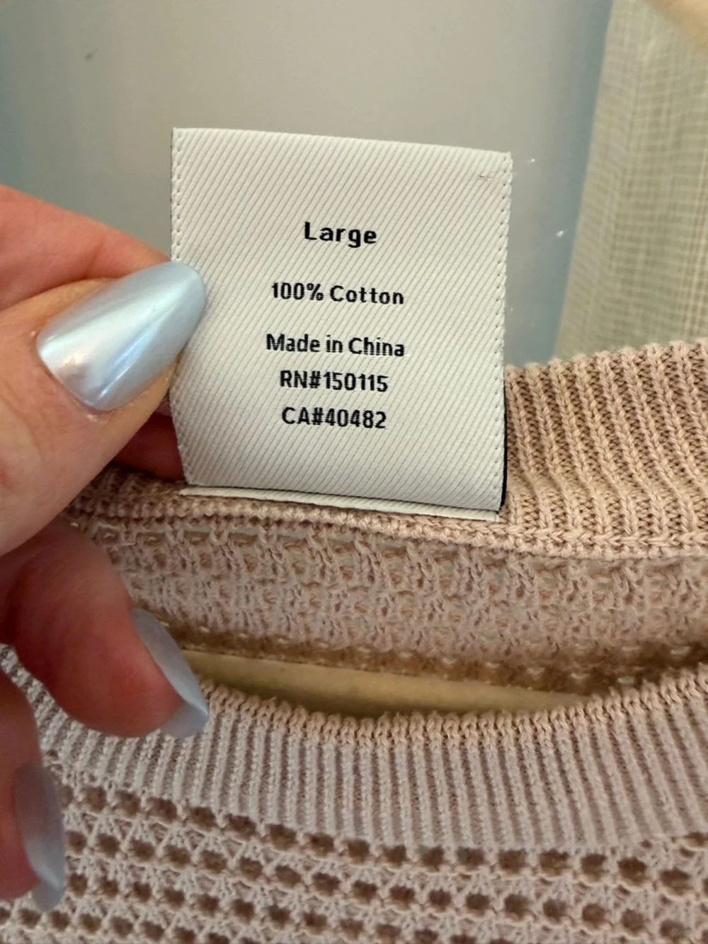 LIKE NEW Varley Kershaw Sweatshirt in Moonlight - L - Picture 5 of 8